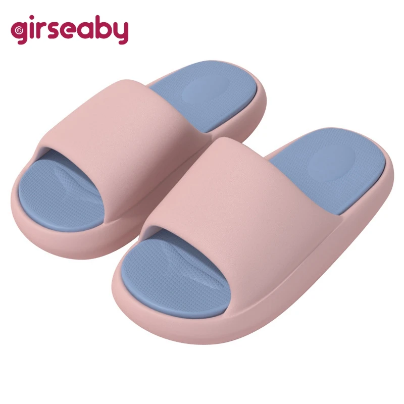 

Шлепанцы для влюбленных Женщин, летние домашние тапочки на толстой подошве, модные нескользящие спортивные сандалии для дома и улицы, разны...