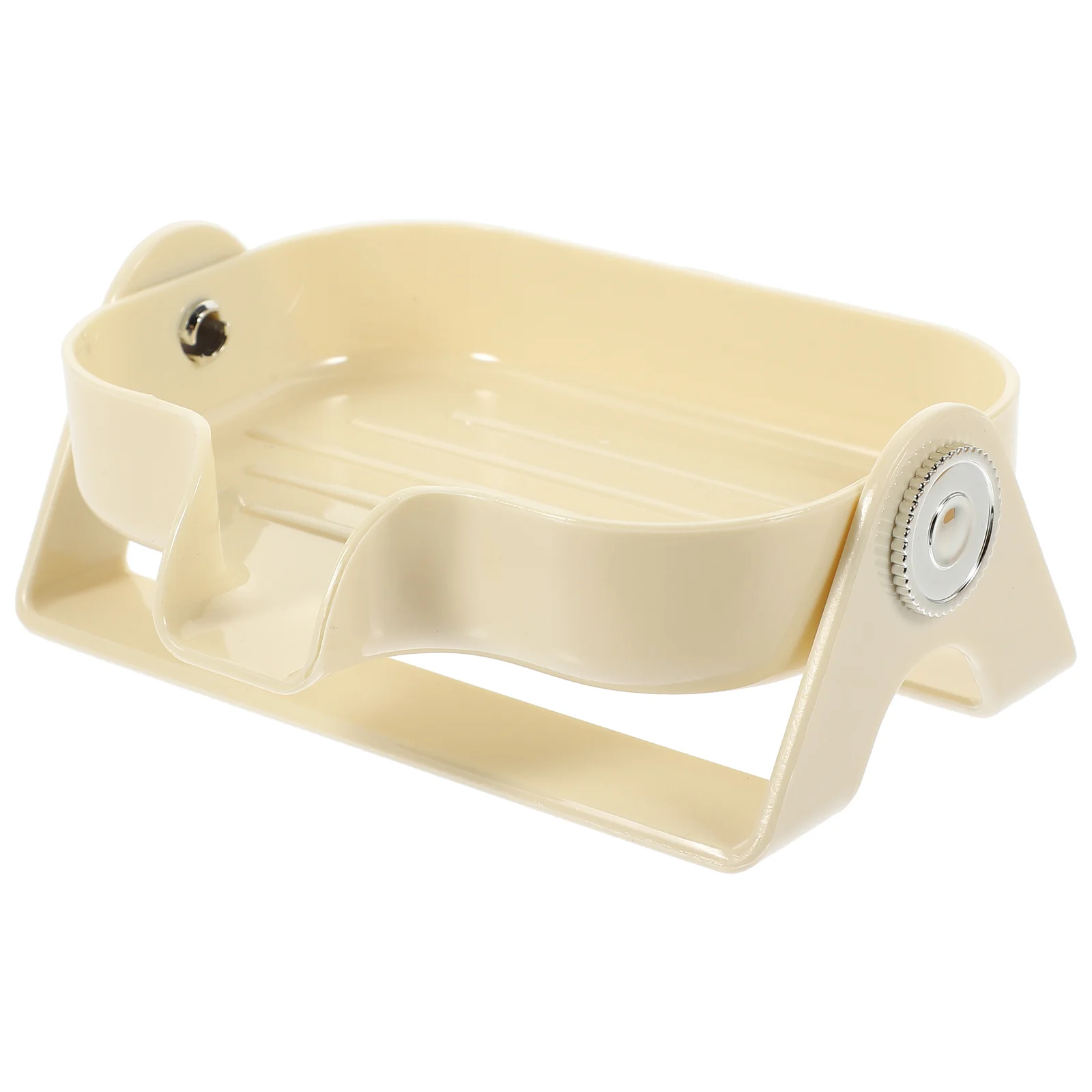 

Soap Holder Tray Dish Shower Bathroom Draining Self Bar Bathtub Container Saver Portable Plastic Waterfall Supplies Vanity Sink
