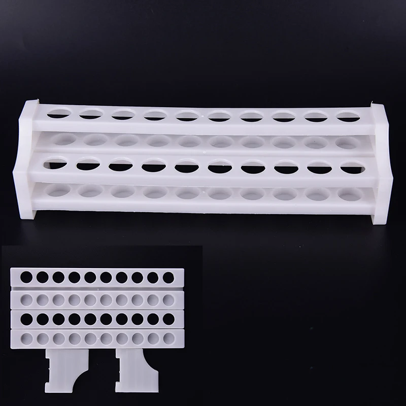 

20 holes plastic test tube rack testing tubes holder storage stand lab supplies