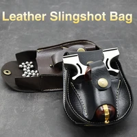 hunting slingshot bag outdoor sports steel ball storage bag easy to carry durable non deformable slingshot accessories