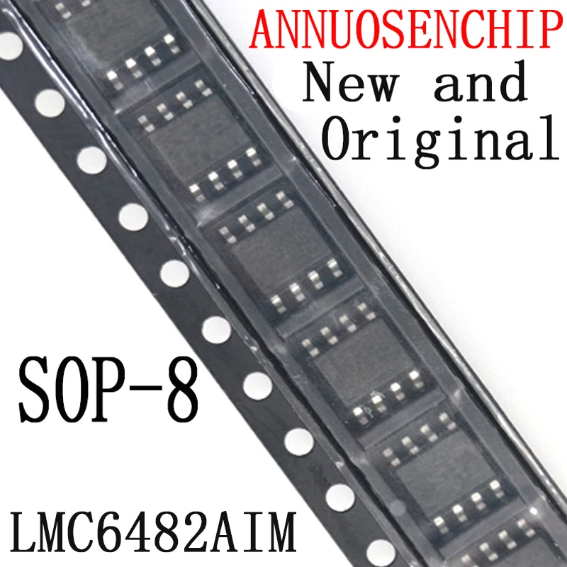Новые и оригинальные SOP LMC6482 SOP-8 LMC64 LMC6482AIMX SOP8 LMC6482AIM, 10 шт.