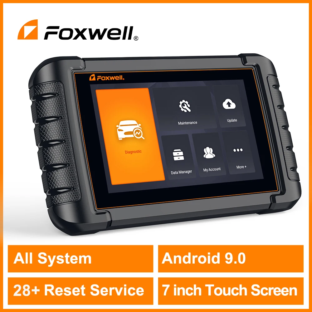 

FOXWELL NT809 OBD2 автоматический сканер считыватель кодов двигателя все системы DPF EPB A/F SAS сброс ABS BRT CVT автомобильный диагностический инструмент