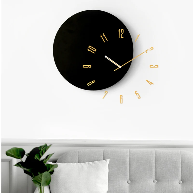 

Digital Wall Clock Modern Design Luxury Big Size Nordic Simple Silent Wall Clocks Living Room Creative Horloge Murale Wall Decor