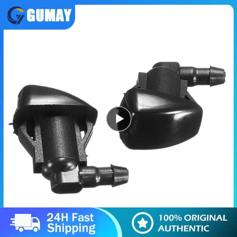 

Universal Glass Washer A Pair Of Wiper Water Jets Portable Water Fan Spout Cover Durable Car Accessories Wiper Sprayer