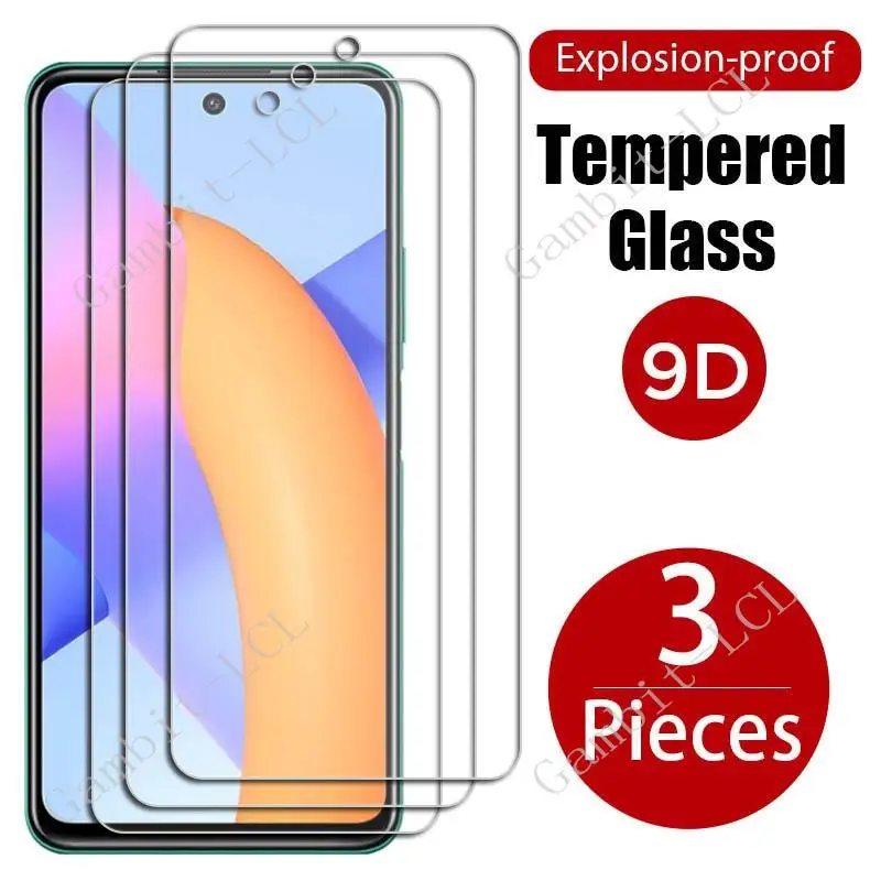Закаленное стекло для Honor 10X Lite, 3 шт., Защитная пленка для Honor 10X Lite, 10X Lite, Φ 6,67 дюйма, Защитная пленка для экрана, защитная пленка