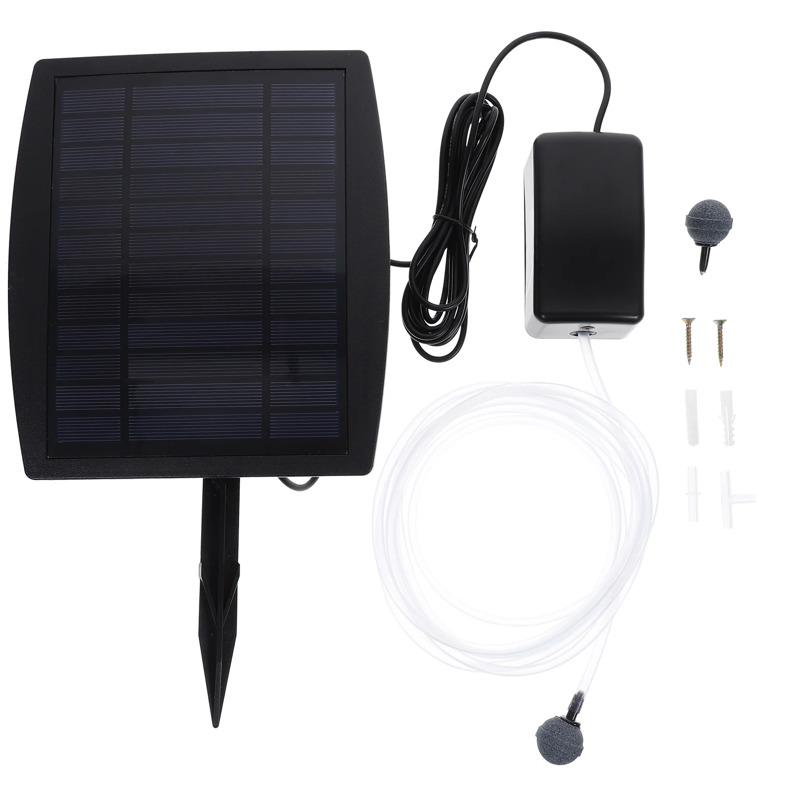 

1PC Waterproof Solar Powered Oxygenator Silent Air Pump Aquarium Pump Aerator Solar Powered Air Pump Pump