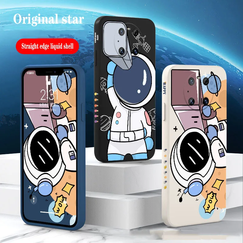 

Cute Huawei Cartoon Space Astronaut Soft Silicone Phone Case For Huawei Mate 40 40Pro 30 30Pro 20 20Pro 10 10Pro Mate 9