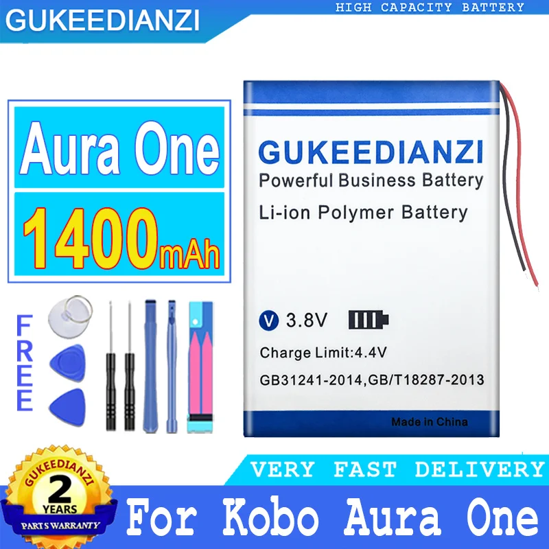 

Bateria 1400mAh High Capacity Battery For Kobo Forma Aura One E-ink E-book Reader High Quality Battery