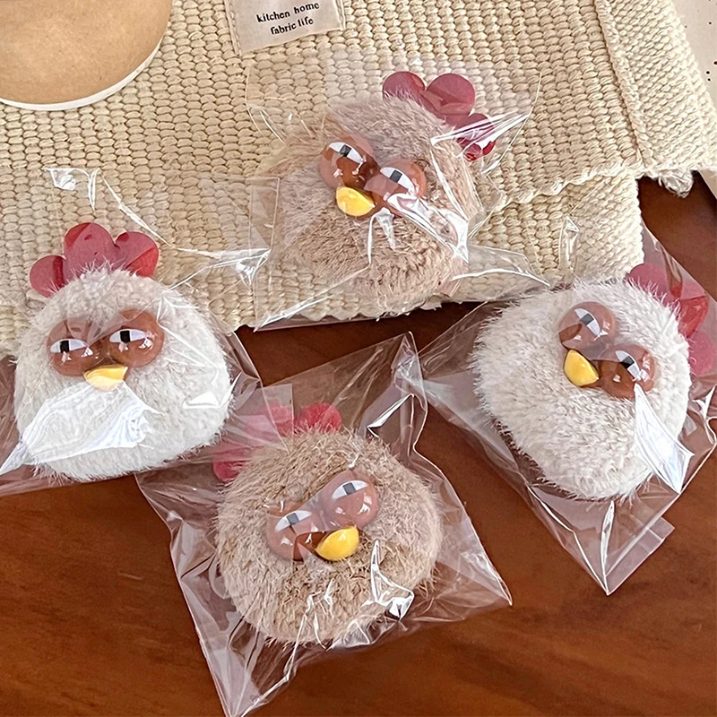 Креативная милая заколка для волос с маленькой курицей плюшевая брошь