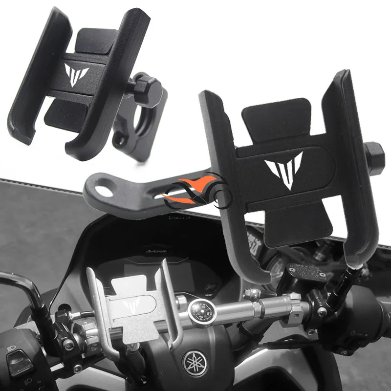 

For YAMAHA MT09 Tracer Tracer 700 900 gt FZ-07 Motorcycle CNC Handlebar Rearview Mirror Mobile Phone Holder GPS stand bracket