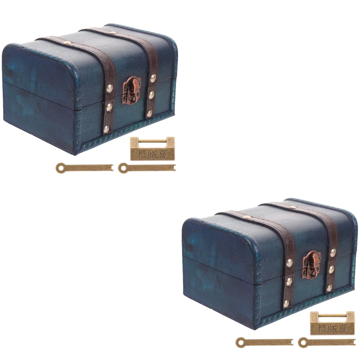 

2pcs Box Trinket Box Container Sundries Case