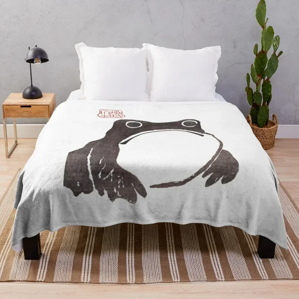 Одеяло Grumpy FrogMatsumoto Hoji мягкие кровати аниме диван модные одеяла