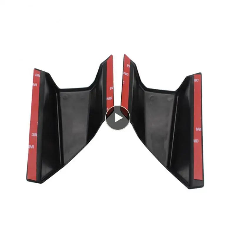 

Durable Motorcycle Side Wing Wind Wing Deflector Carbon Fiber Motorcycle Front Side Spoiler Easy To Install Reduce The Dirt 250g