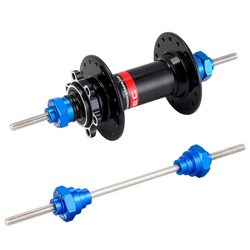 

Bicycle Thru Axle Adaptor Hub Converter Hub Rim Wheel Truing Stands Adapter With 200mm Fix Rod Accessories