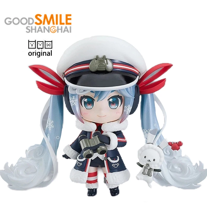 

Good Smile Genuine Nendoroid 1800 Hatsune Miku 2022 Grand Voyage Ver. GSC Genuine Anime Figure Model Kawaii Doll Action Toys