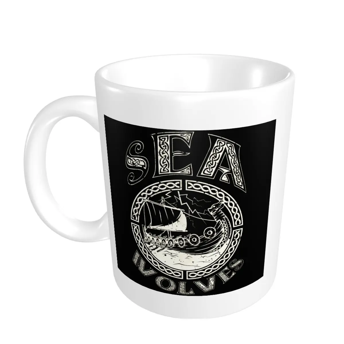 

Promo Top Quality Viking Sea Wolves Vikings Mugs Humor Graphic R339 CUPS Print milk cups