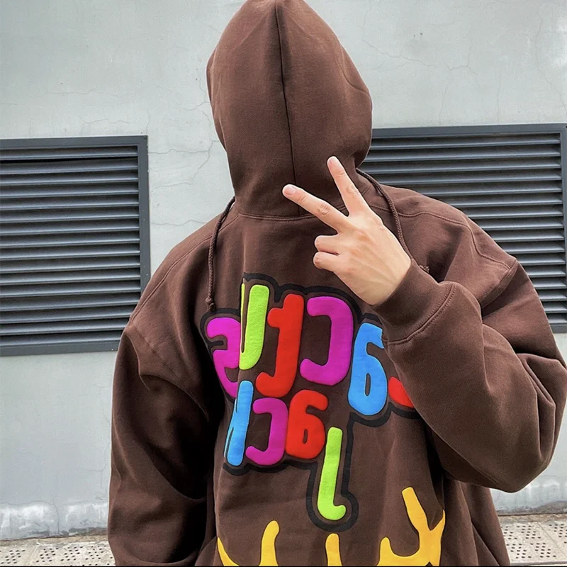 Флисовая толстовка с разноцветным узором и принтом кактуса Джека повседневная