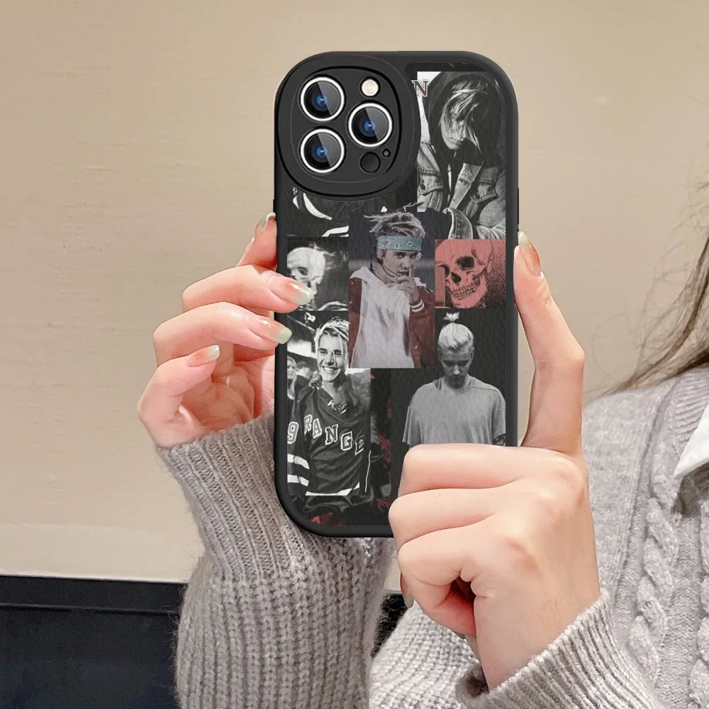 Fashion J-Justin B-Bieber Etui na telefon z twardej skóry do iPhone 14 13 12 Mini 11 Pro Max Xs X Xr 7 8 Plus Fundas