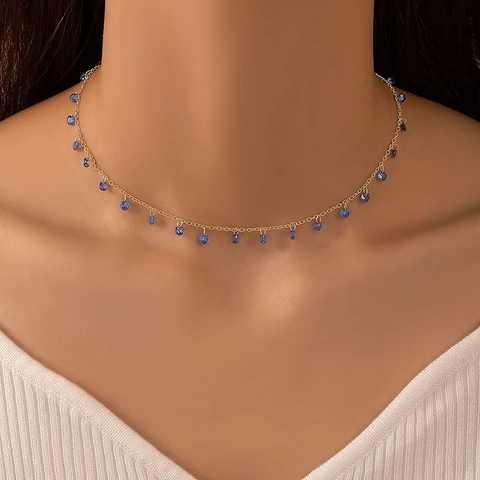 Tocona Бохо ожерелье из бисера зелёное