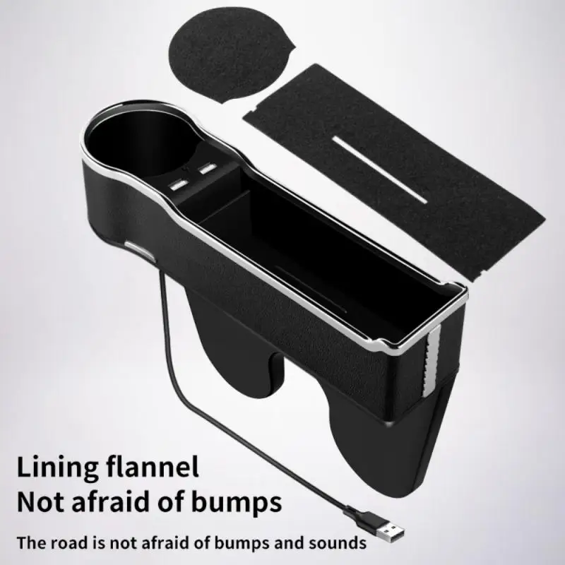 

Новый автомобильный ящик для хранения с двумя USB-портами для быстрой зарядки