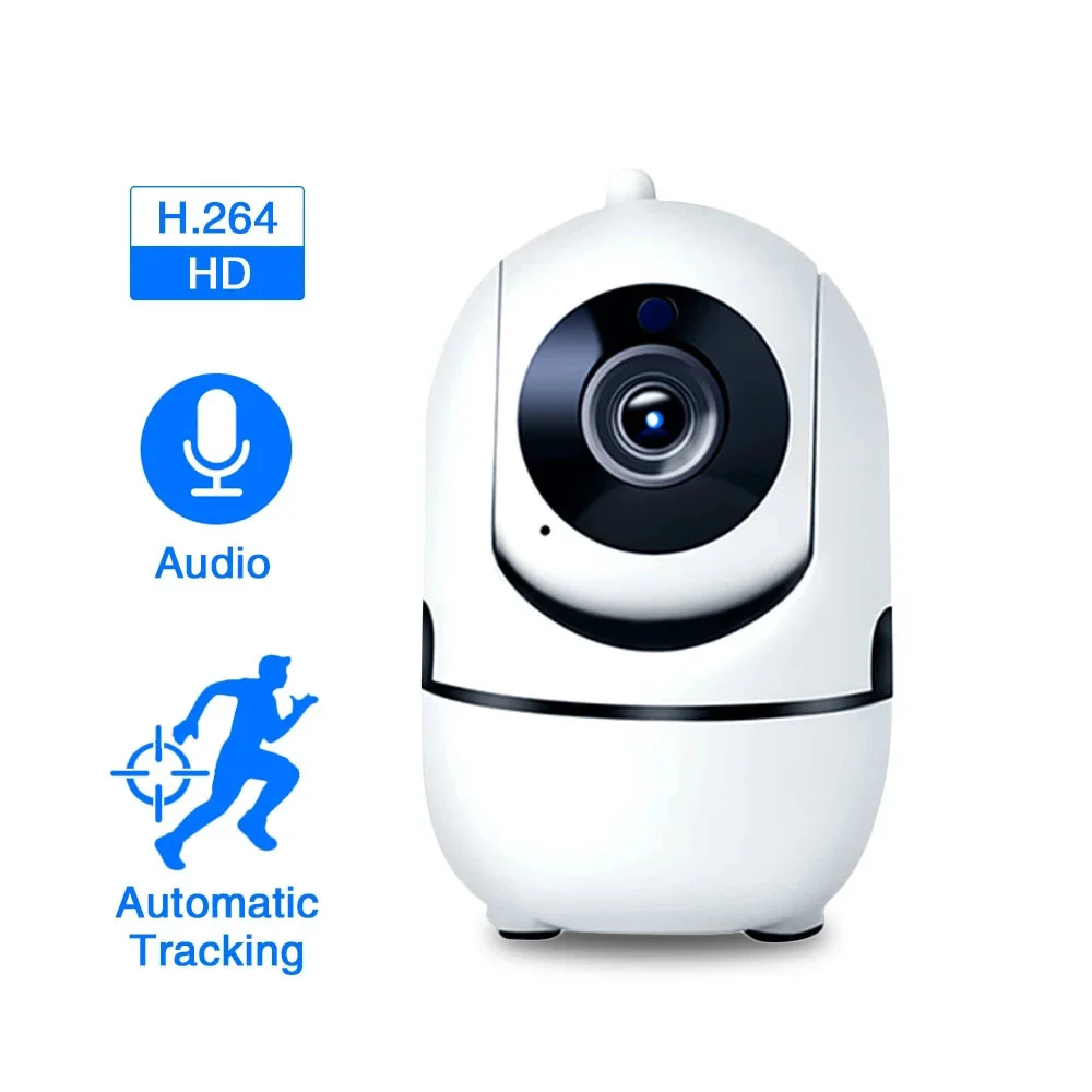 

Cámara de seguridad IP inteligente para el hogar, sistema de videovigilancia CCTV inalámbrico con WiFi, red de seguimiento