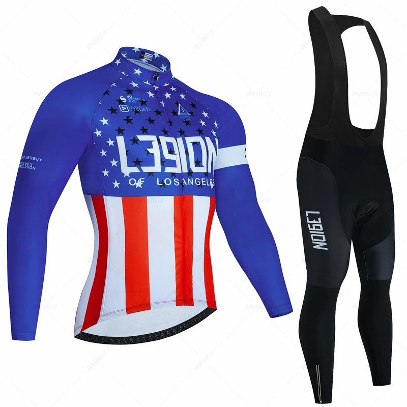 L39ion мужской осенний с длинным рукавом США гонки MTB весенний длинный Велоспорт