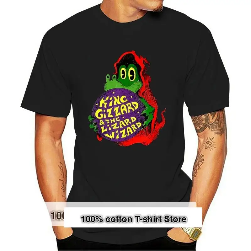 

King Gizzard And The Lizard Wizard Black T-Shirt Size S-3Xl Birthday Gift Tee Shirt