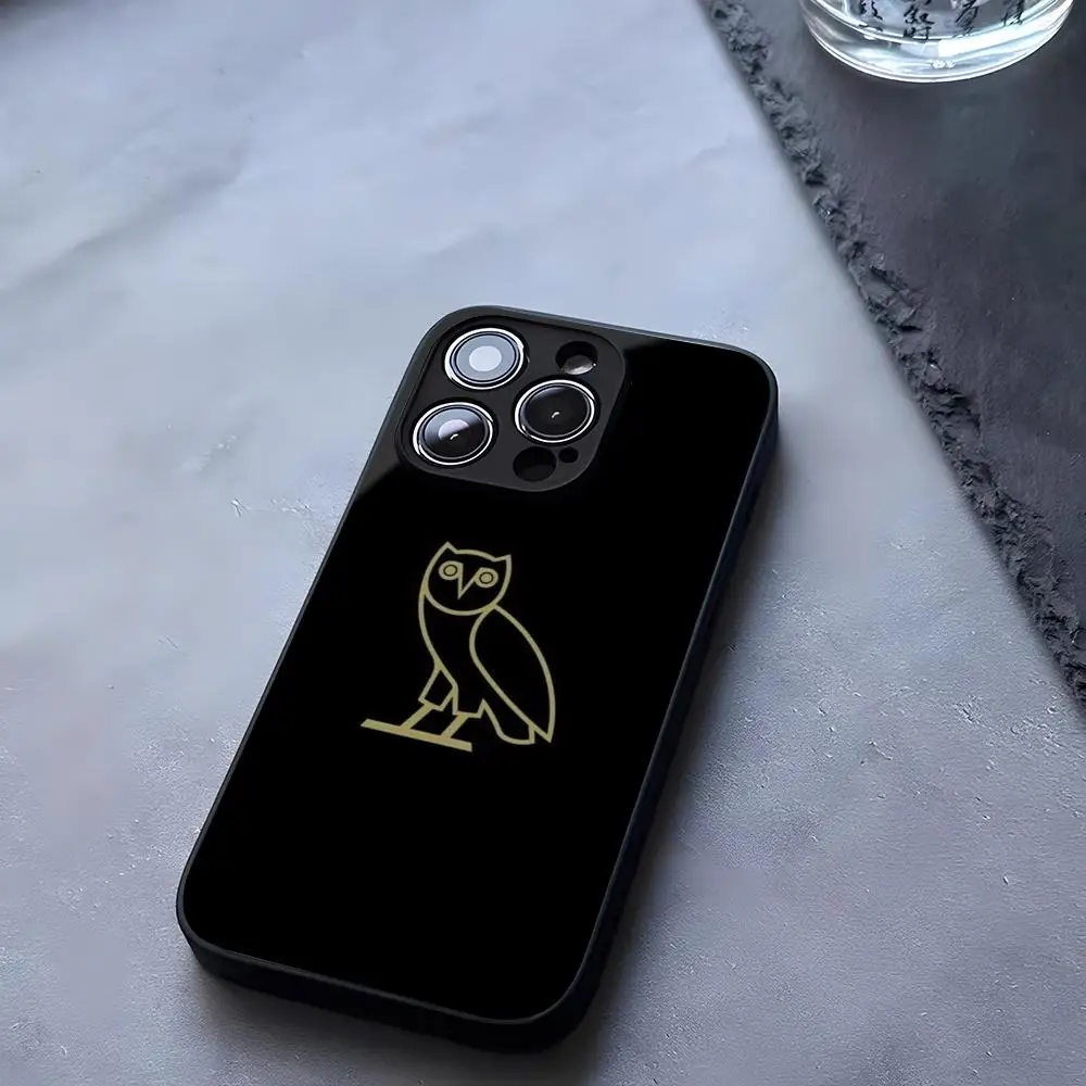 Фото Чехол для телефона Drake O-OvO OWL Singer из закаленного стекла для IPhone 13 14, 12, 16, 15, 11 Pro XS Max Plus Mini X XR SE2020 Coque №5