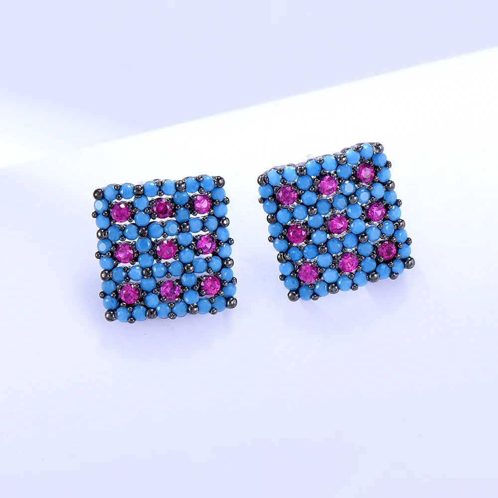 

Soramoore Ins Facebook Sweet Romantic Shiny CZ Earrings Cute Gift For Women Wedding Bridal Jewelry aretes de mujer modernos