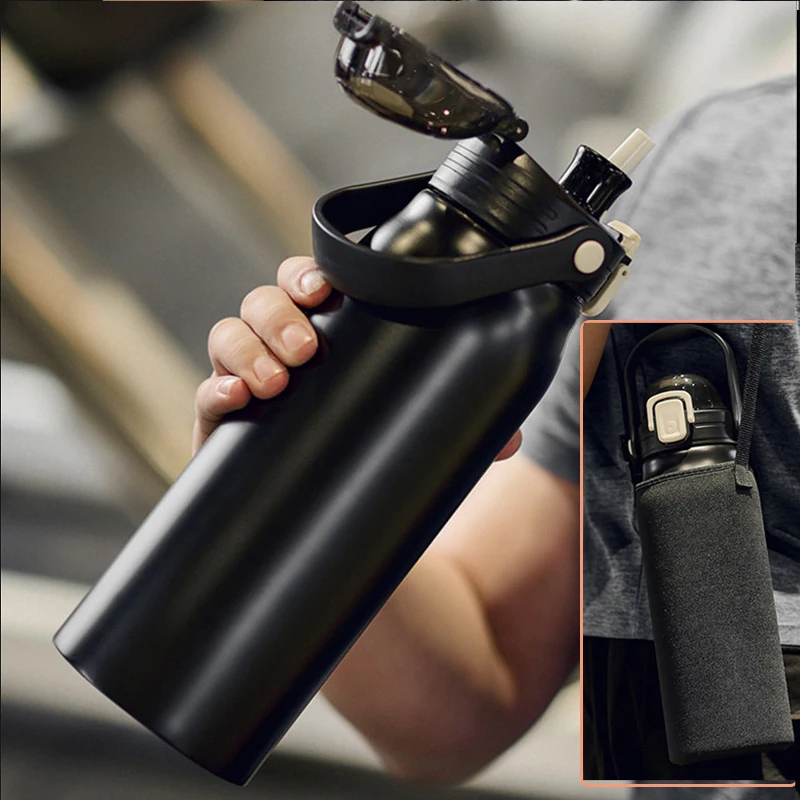 1L/2L Large Capacity Tumbler Stainless Steel Thermal Water B