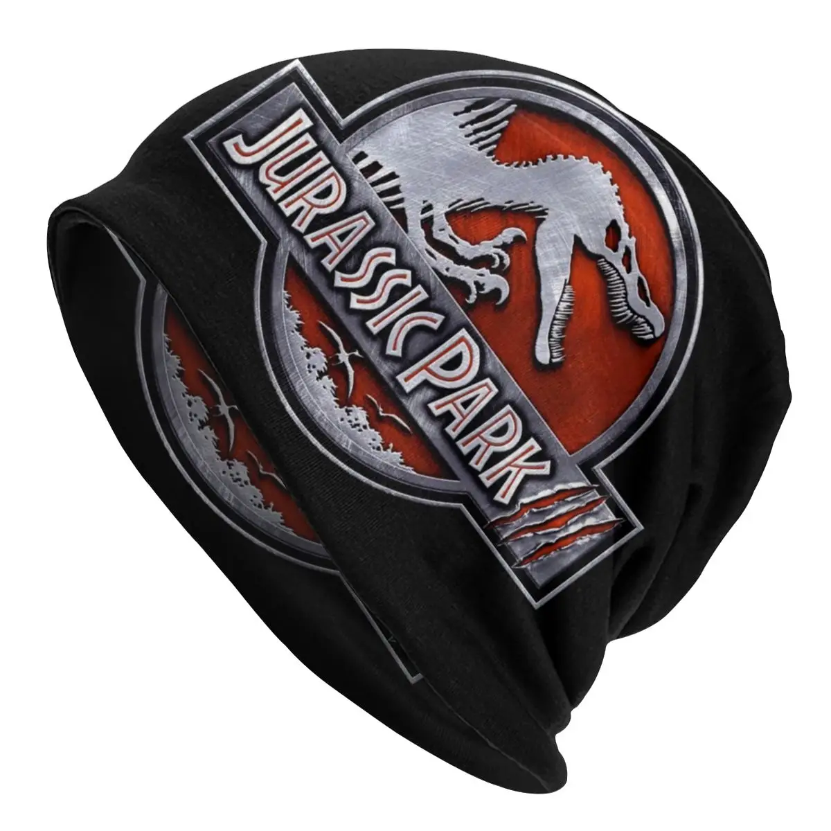 

Fashion Jurassic Park Dinosaur Print Winter Warm Women Men Knit Hat Unisex Adult Skullies Beanies Caps Bonnet Hats