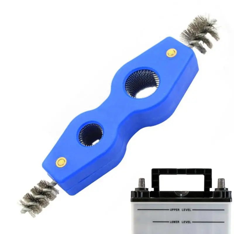 

Щетка 4 в 1 для чистки аккумуляторных клемм, универсальная щетка для удаления ржавчины из стальной проволоки, автомобильные аксессуары