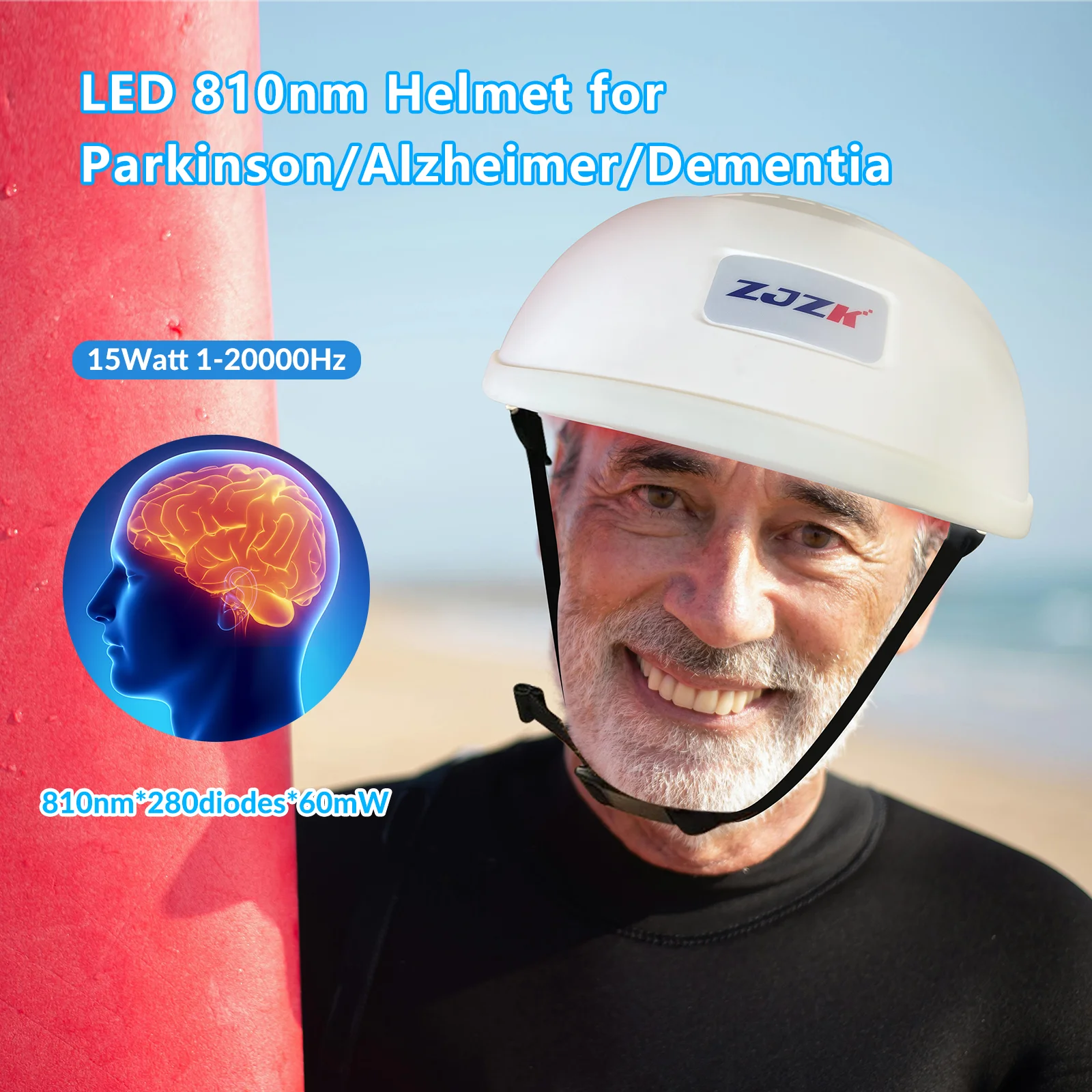 Шлем налобный ZJZK 15 Вт 1070 нм