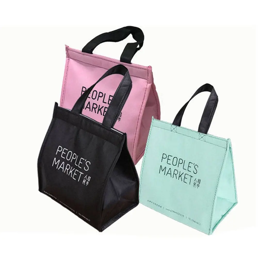 

Aluminum film Non-woven fabric Insulation Cold Storage Lunch Bag Insulation Bag Food Storage Pouch Picnic Carry Case