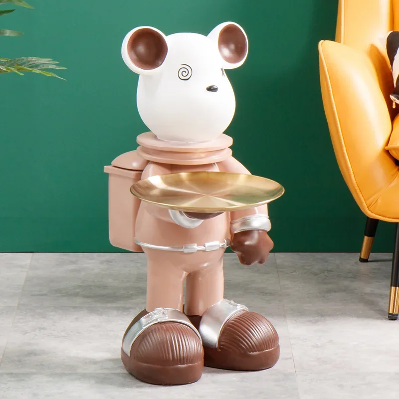 Креативный искусственный медведь из смолы мультяшная коробка для салфеток