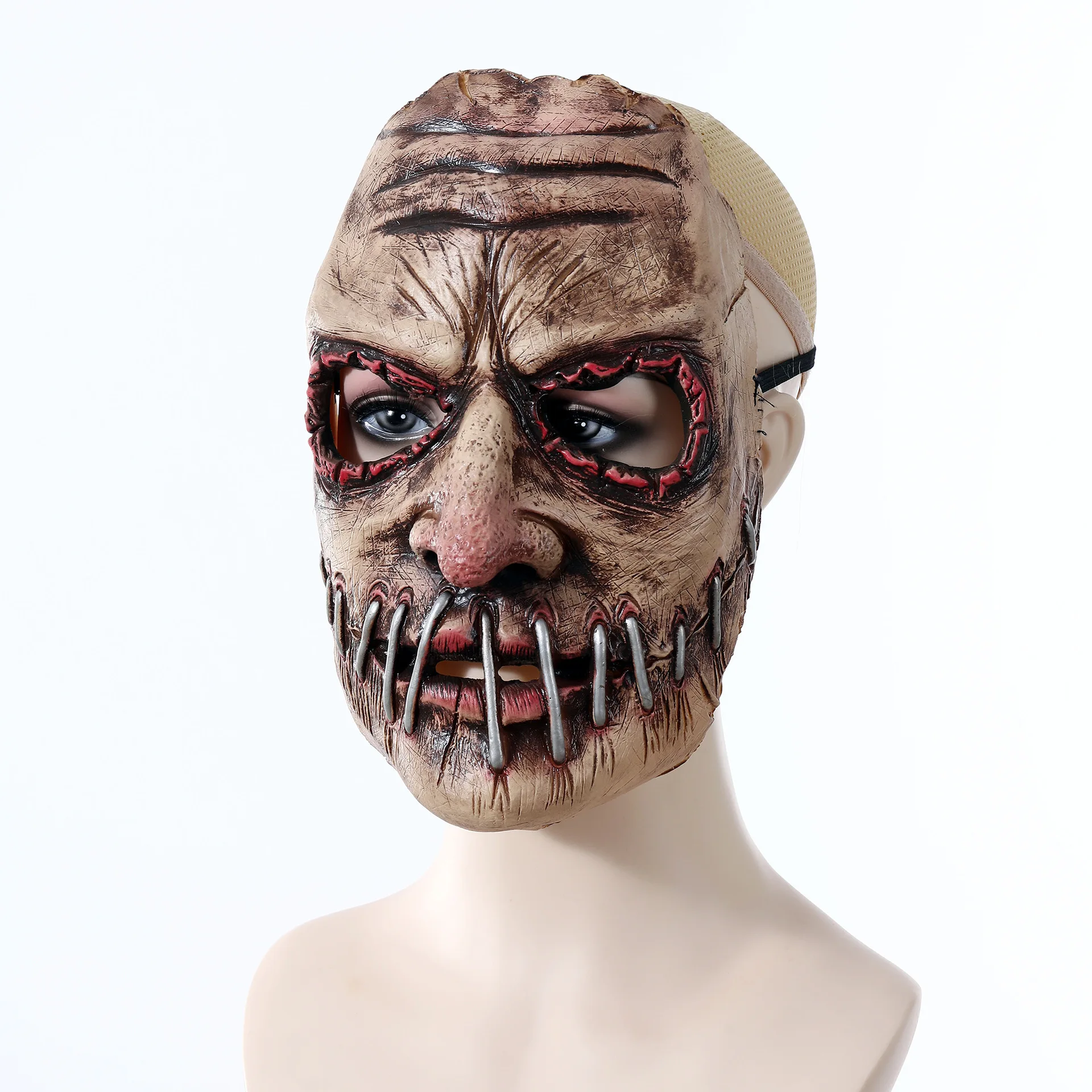 

Scary Terror Demon Masks Hard Cool Halloween Horror Cosplay Exorcist Mask Zombie Role Playing Games Party Mask Hood Full Head