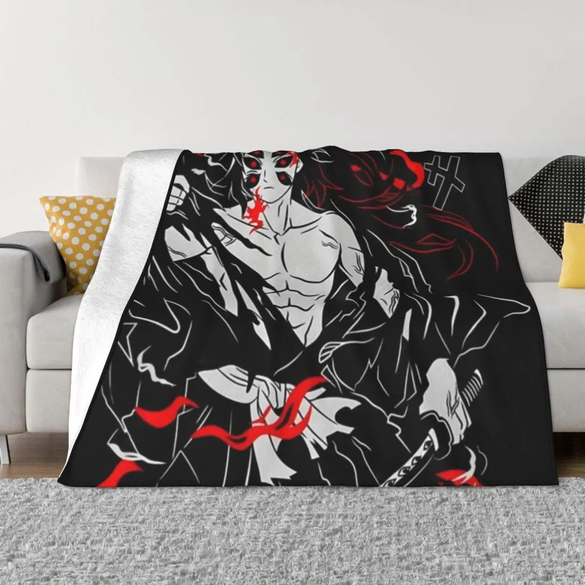 Ультрамягкое Флисовое одеяло Upper Moon 1 Kokushibo