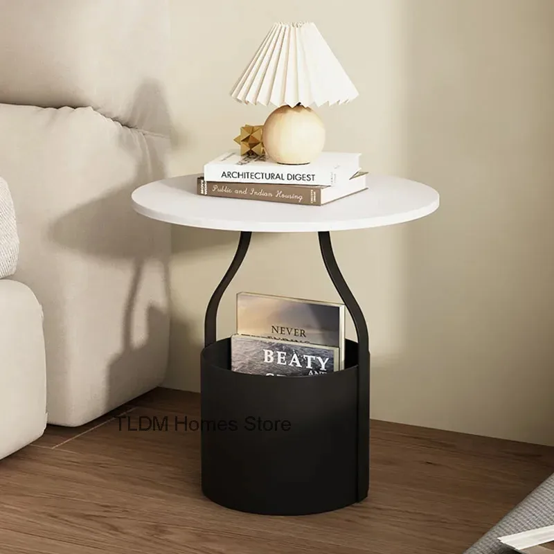 Современная прикроватная тумбочка минималистичный белый модный ночной столик