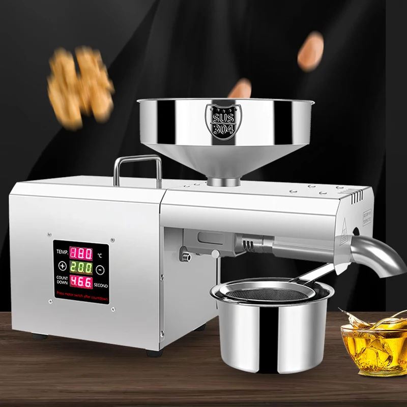 Маслопресс RG-309 3-5 кг за часа. Домашняя удлиненная соковыжималка.