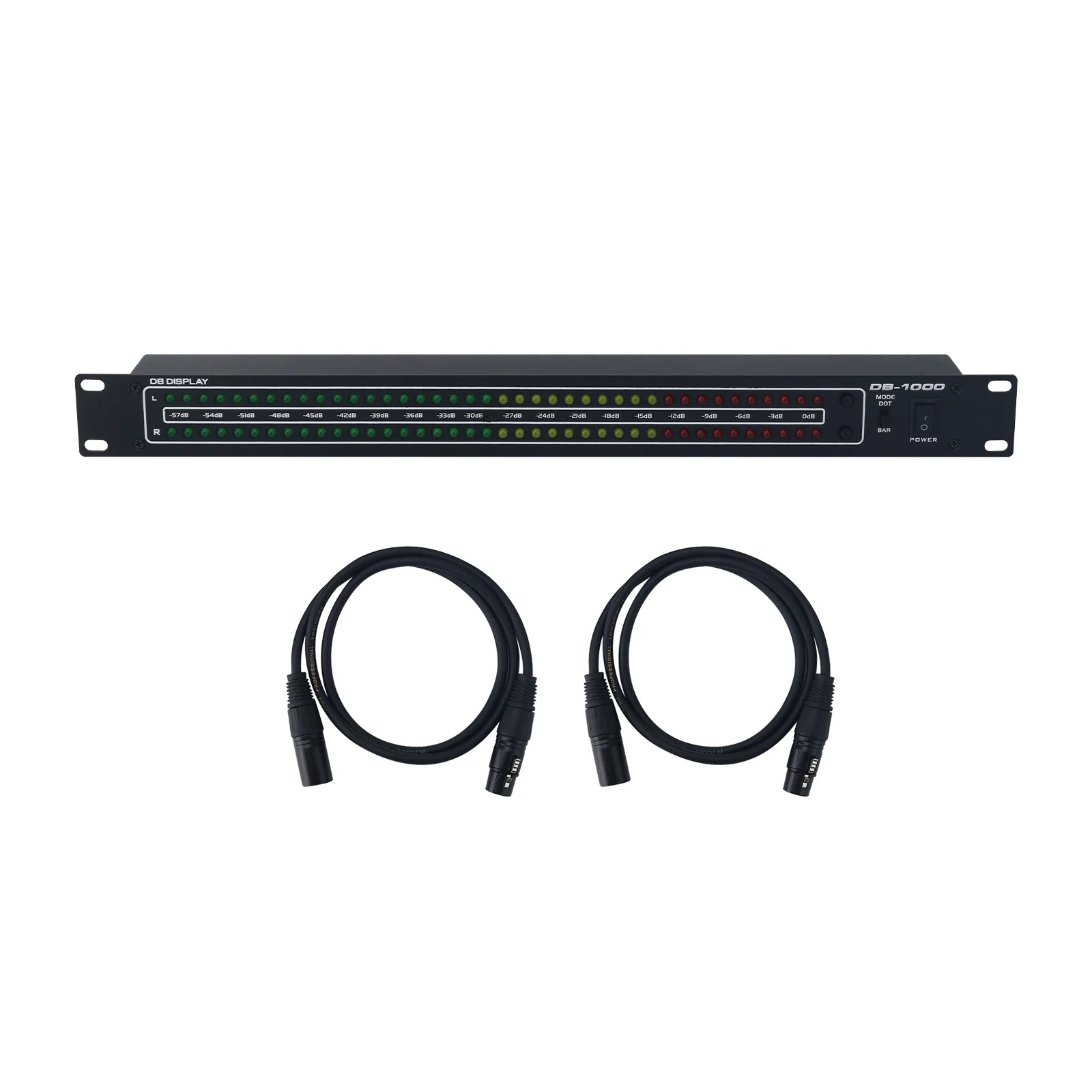 Фото НОВЫЙ Измеритель уровня звука TZT DB1000 (VU-метр) для домашнего и сценического использования, монитор уровня громкости усилителя, музыкальное устройство №2