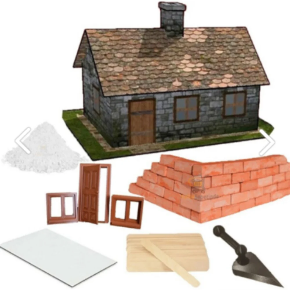 Миниатюрный кирпич Подмастерье 2 Строительный комплект Игрушка Качество Ученик