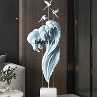 zq simple modern large floor ornaments blue hailang hallway tv cabinet side home ornament