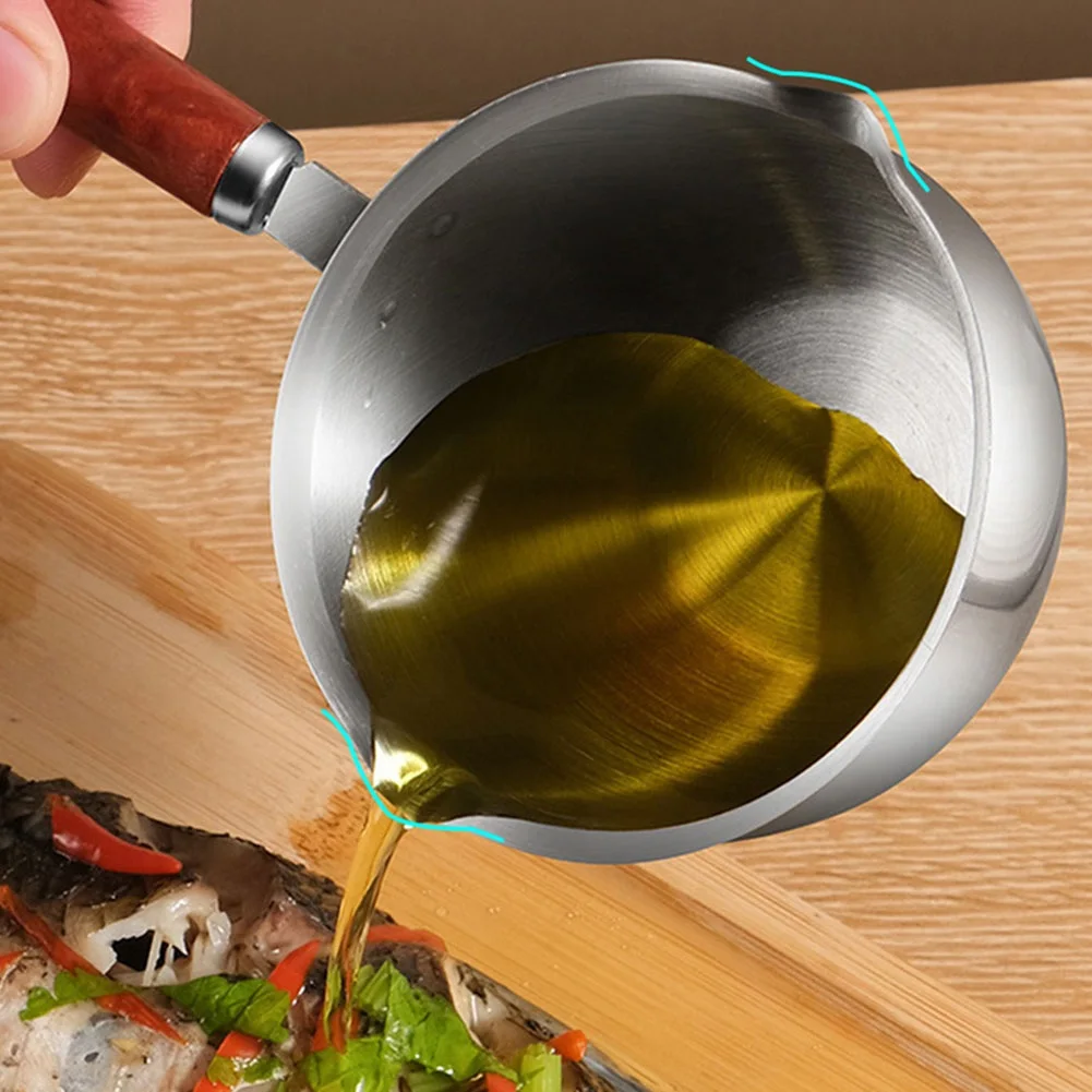 Мини-сковорода из нержавеющей стали бытовая сковорода с горячим маслом вареные