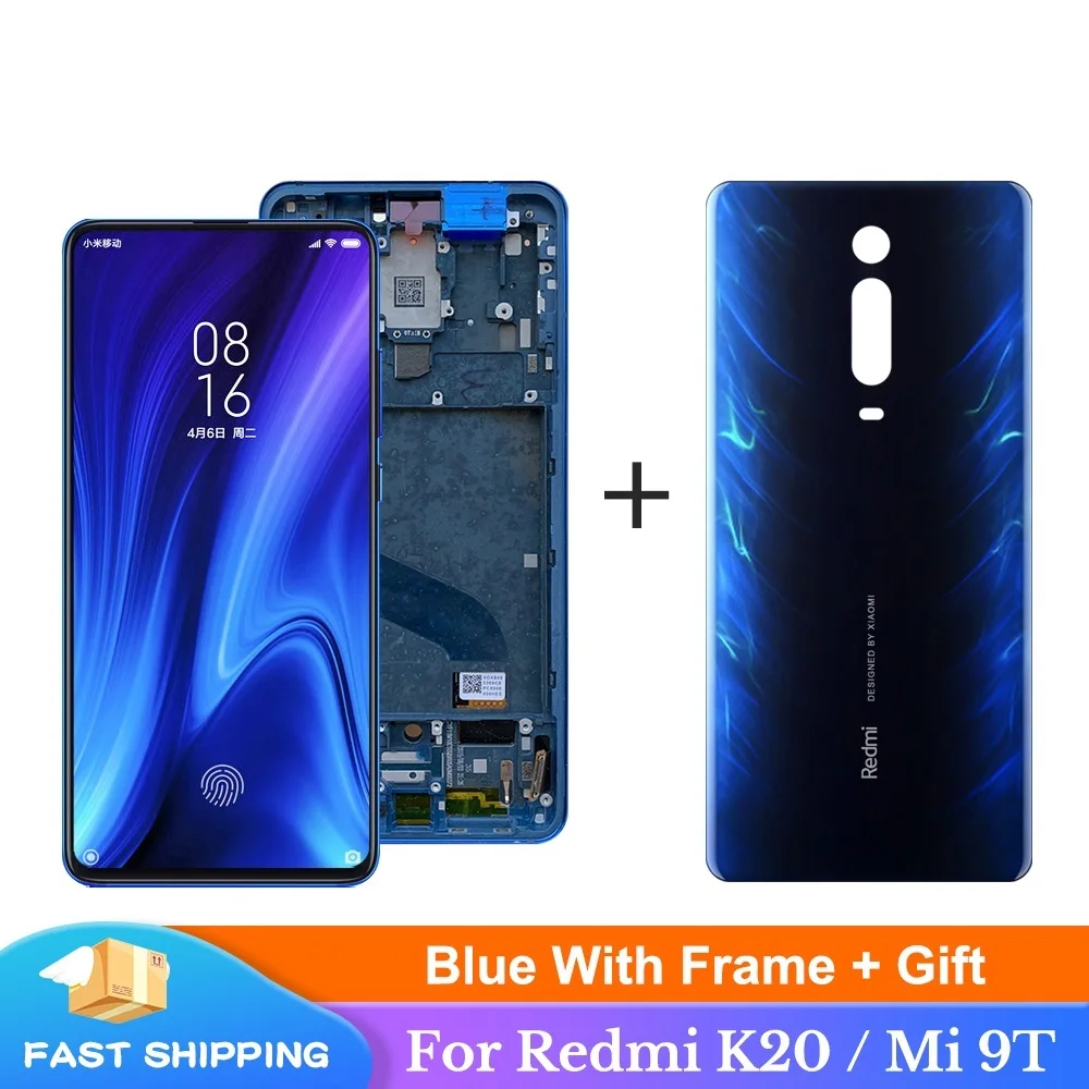 

ЖК-дисплей Super Amoled 6,39 ''для Xiaomi Mi 9T, сменный сенсорный экран с поддержкой отпечатков пальцев для Mi9T Mi 9T Pro