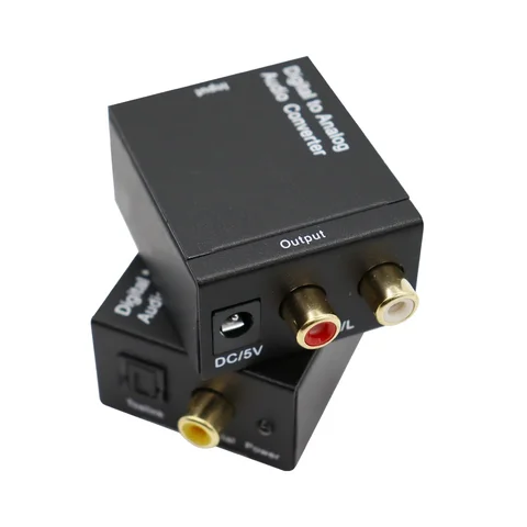 Цифро-аналоговый преобразователь  Optical Fiber Coaxial DAC 2xRCA