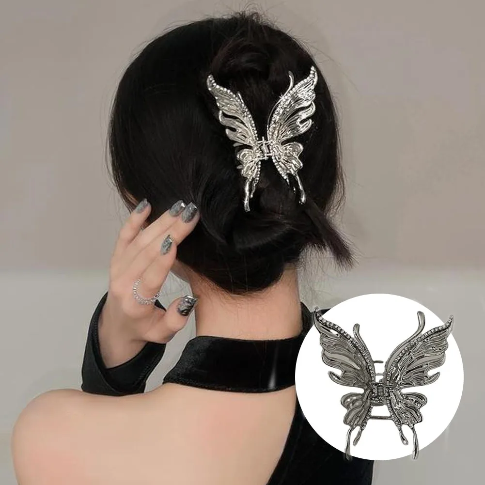 

Модный металлический зажим для волос в виде бабочки для женщин, повязка на голову с зажимом, Геометрическая повязка на голову, модные аксесс...