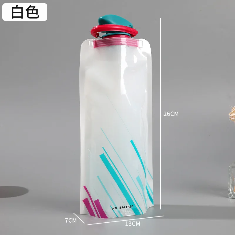 

MOONBIFFY Портативная силиконовая бутылка для воды 700 мл