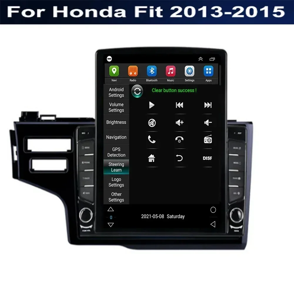 9 7 &quotAndroid 13 для Honda Fit 2013-2015 Tesla Тип Автомобильный Радио Мультимедийный Видеоплеер