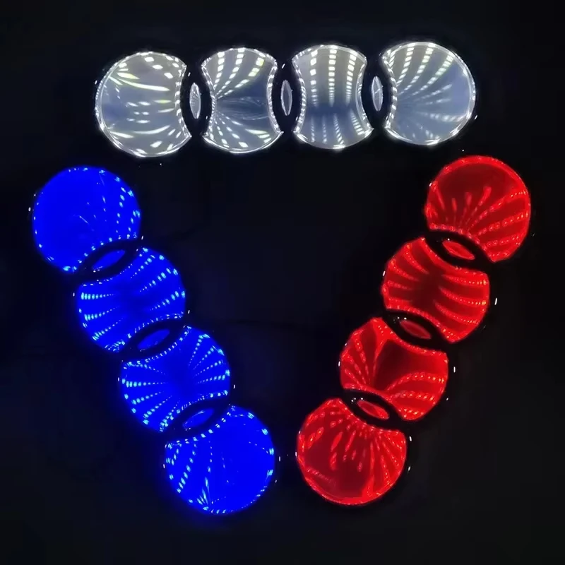 Фото Светодиодная подсветка для эмблемы на крышке багажника автомобиля, 18x5.8см, для Audi Q2 Q8 A1 A2 Q3 A3 A4 A5 A6 A7 A8 Q5 Q7 TT, аксессуары №4