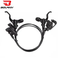 bolany mtb bicycle oil disc brake 160mm rotor caliper hydraulic 8001400mm front and rear handlebars ab cnc bicycle brake